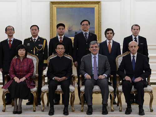 Chinese Ambassador Presents His Credentials to President Gül